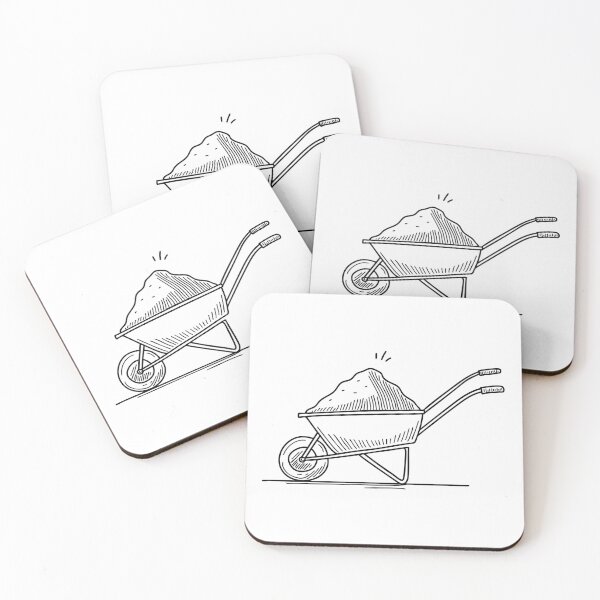 Item preview, A soil loaded wheelbarrow stopped midway on an incline designed and sold by rasagamastore.