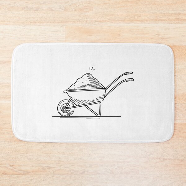 Item preview, A soil loaded wheelbarrow stopped midway on an incline designed and sold by rasagamastore.