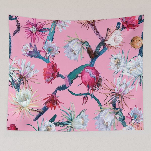 Item preview, Cactus Flowers (pastel pink setting) designed and sold by Reinvented Decors.