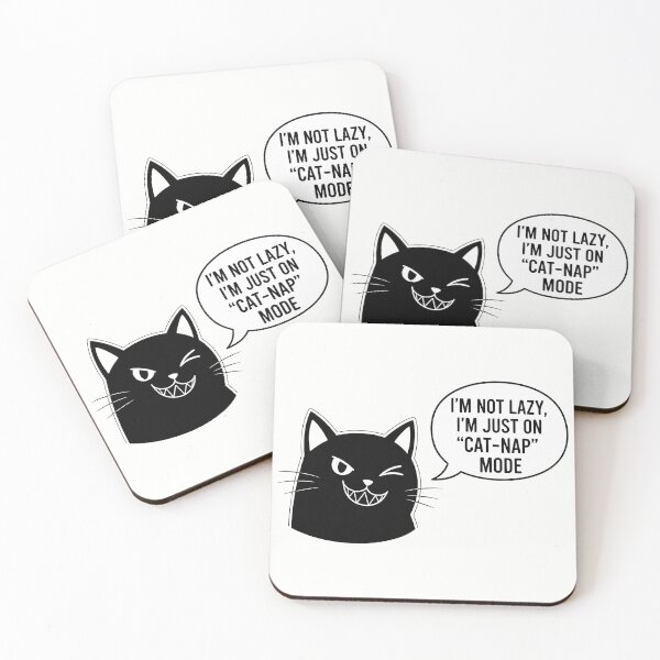 Item preview, Funny Cat Nap Mode Mischievous Kitten designed and sold by Amir Faysal.