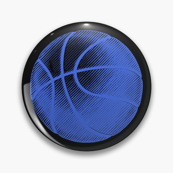 Item preview, Royal Blue Basketball Line Art Illustration designed and sold by pattern-archive.