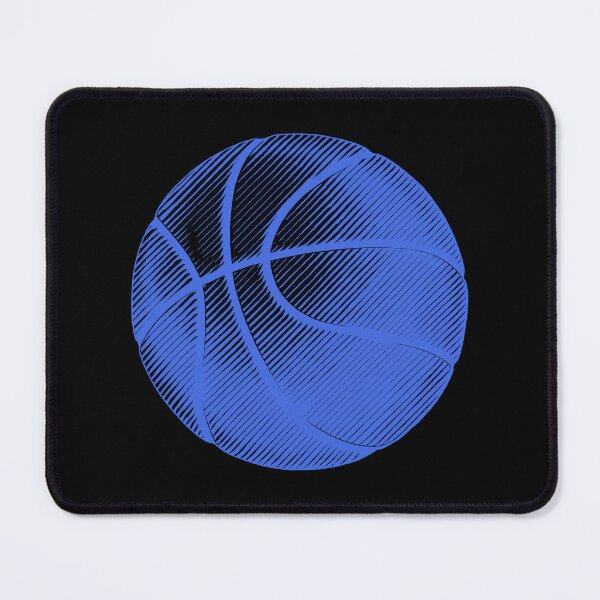 Item preview, Royal Blue Basketball Line Art Illustration designed and sold by pattern-archive.