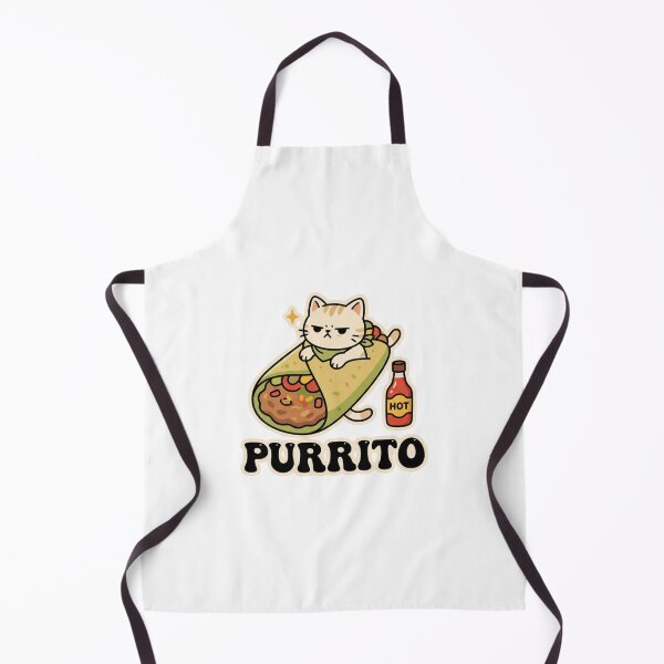 Item preview, Purrito Cute Cat Burrito Pun designed and sold by GoofyShopp.