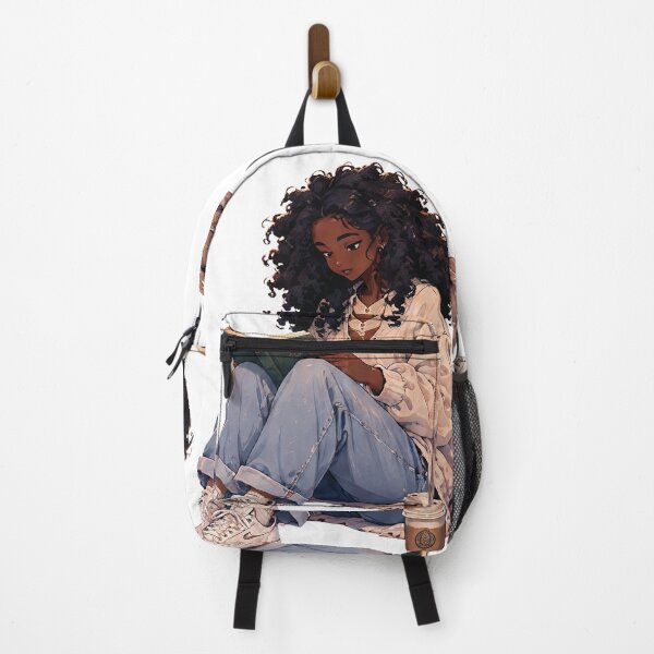 Item preview, The Girl Book Lover - Reading Cartoon Characters designed and sold by Ordinary Life Works.