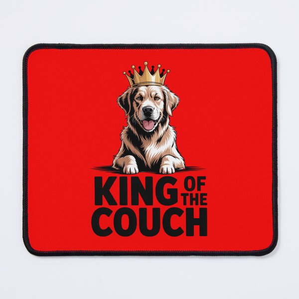 Item preview, GOLDEN RETRIEVER - KING OF THE COUCH designed and sold by 123ks.