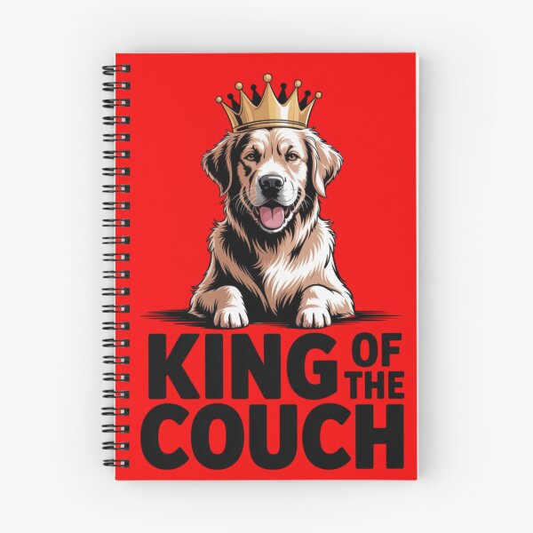Item preview, GOLDEN RETRIEVER - KING OF THE COUCH designed and sold by 123ks.