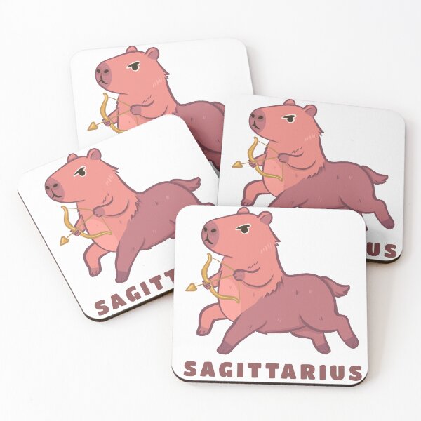 Item preview, Cute Sagittarius Capybara Zodiac | Kawaii Astrology Animal designed and sold by Iqrapixels.