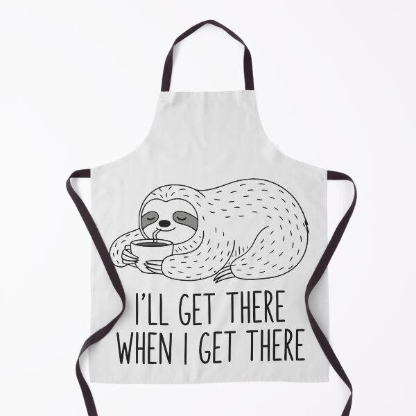 Item preview, Lazy Sloth Drinking Coffee Chill Mood designed and sold by Amir Faysal.