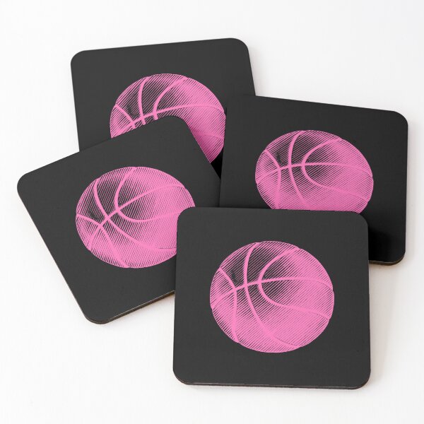 Item preview, Pink Basketball Line Art Illustration designed and sold by pattern-archive.