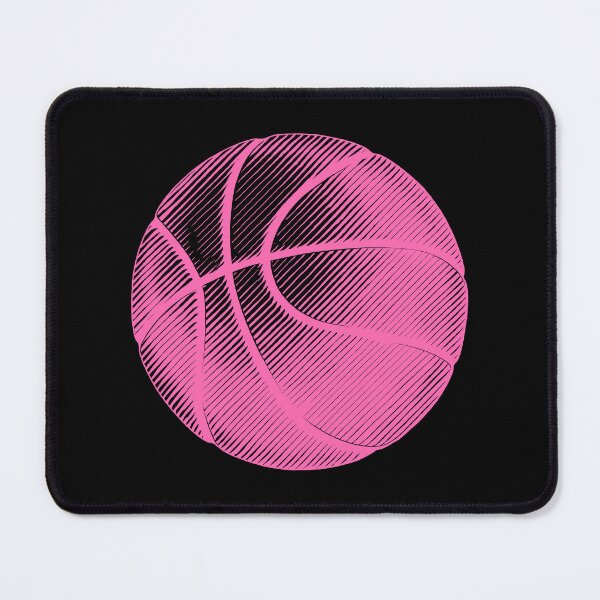 Item preview, Pink Basketball Line Art Illustration designed and sold by pattern-archive.