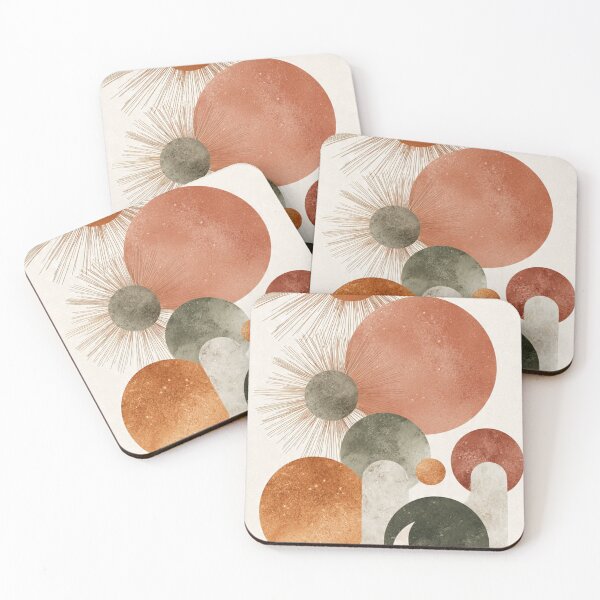 Item preview, Multiple Boho Suns - Boho Chic Design Terracotta Sage designed and sold by DkSpirit.
