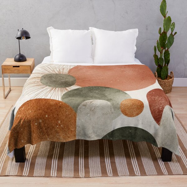 Aperçu de l'œuvre Soleils Boho Multiples - Design Boho Chic Terracotta Sauge créée et vendue par DkSpirit.