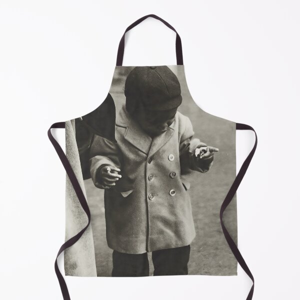 Item preview, Big little man, African American little boy black and white portrait photograph designed and sold by Astrid Arkhangelsky.