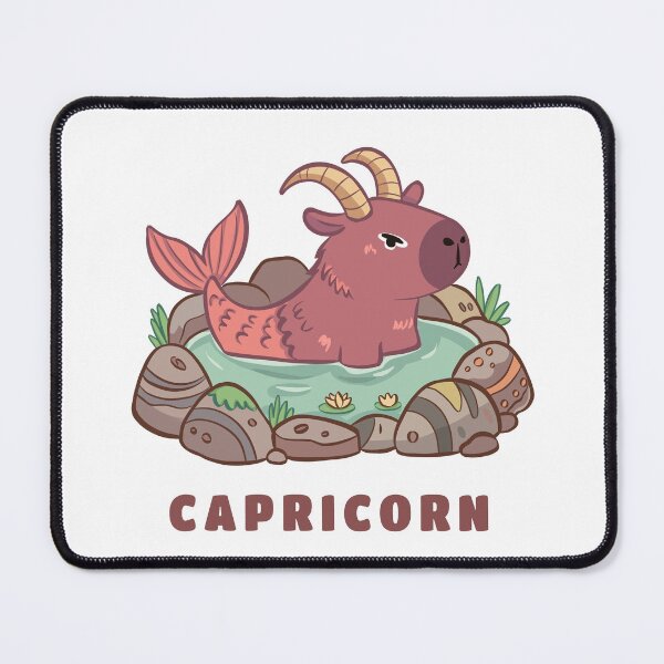 Item preview, Cute Capricorn Capybara Zodiac | Kawaii Astrology Animal designed and sold by Iqrapixels.