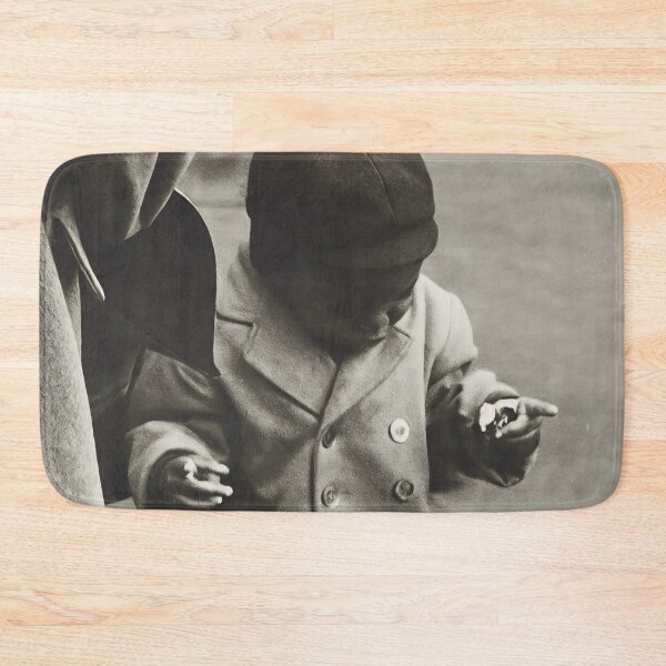 Item preview, Big little man, African American little boy black and white portrait photograph designed and sold by Astrid Arkhangelsky.