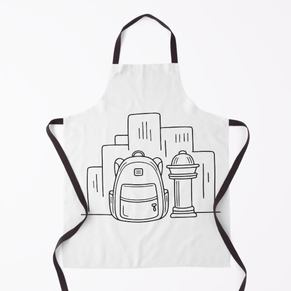 Item preview, A backpack propped beside a city fire hydrant designed and sold by rasagamastore.
