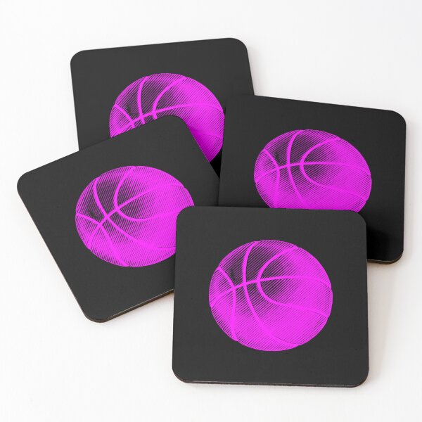 Item preview, Magenta Basketball Line Art Illustration designed and sold by pattern-archive.