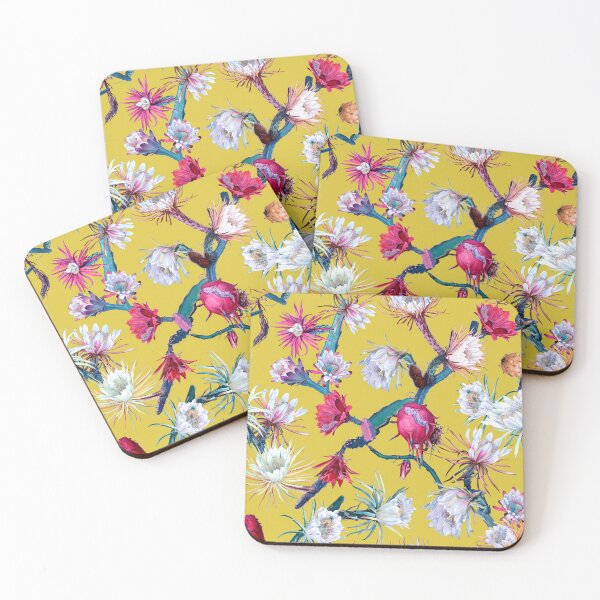 Item preview, Cactus Flowers (honey gold setting) designed and sold by Reinvented Decors.