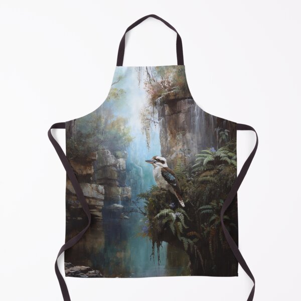 Item preview, A Kookaburra perched near waterfalls, Birds in Motion designed and sold by CDC40.