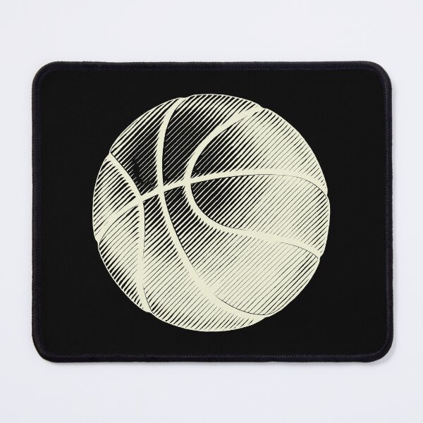 Item preview, Beige Basketball Line Art Illustration designed and sold by pattern-archive.