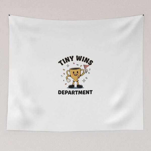 Item preview, Tiny Wins Department Vintage Trophy Mascot designed and sold by GoofyShopp.