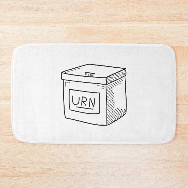 Item preview, A box marked urn stored inside a cabinet compartment designed and sold by rasagamastore.