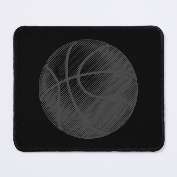 Item preview, Dark Gray Basketball Line Art Illustration designed and sold by pattern-archive.