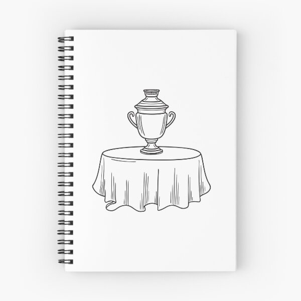 Item preview, A brass urn arranged on a cloth covered tabletop designed and sold by rasagamastore.