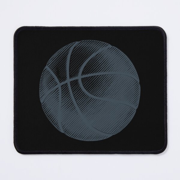 Item preview, Charcoal Basketball Line Art Illustration designed and sold by pattern-archive.