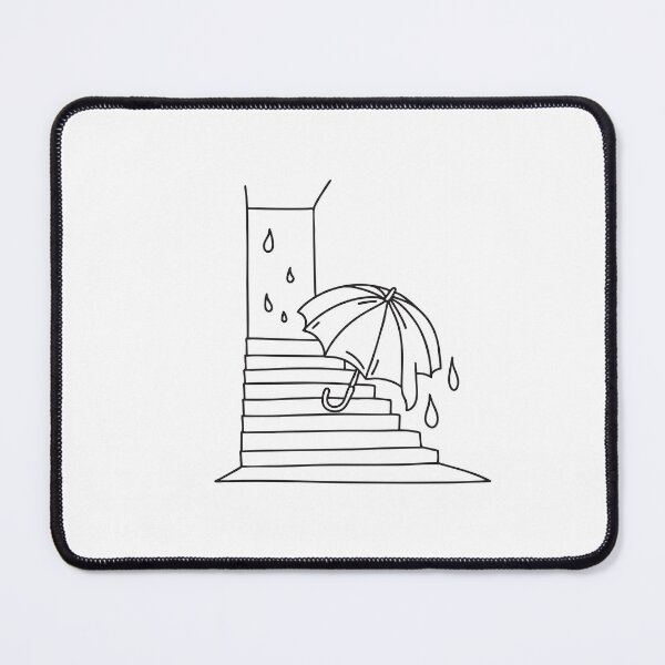 Item preview, A torn umbrella lying in a corner of an urban stairway designed and sold by rasagamastore.