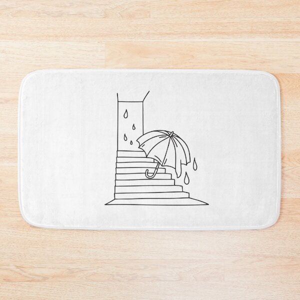 Item preview, A torn umbrella lying in a corner of an urban stairway designed and sold by rasagamastore.