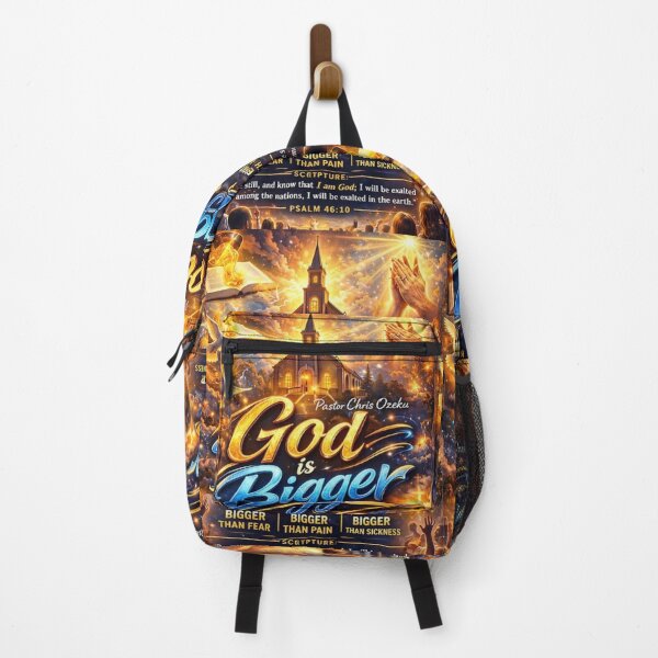 Item preview, God Is Bigger Than Fear Christian Design designed and sold by Pastorchrisozeku.