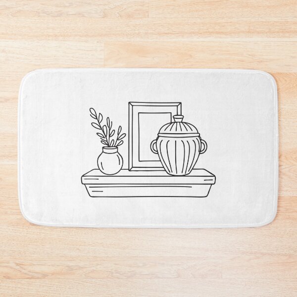 Item preview, A ceramic urn positioned beside a photo frame on the mantel designed and sold by rasagamastore.