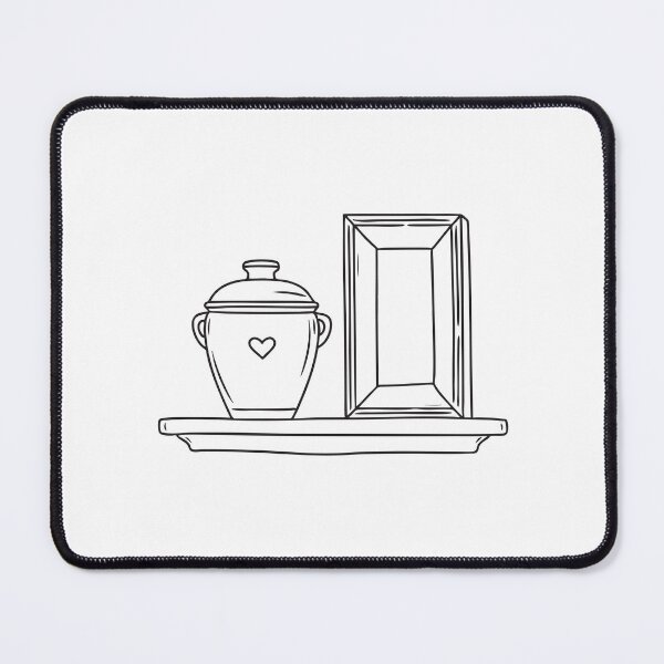 Item preview, A decorative urn resting next to a picture frame on the mantle designed and sold by rasagamastore.