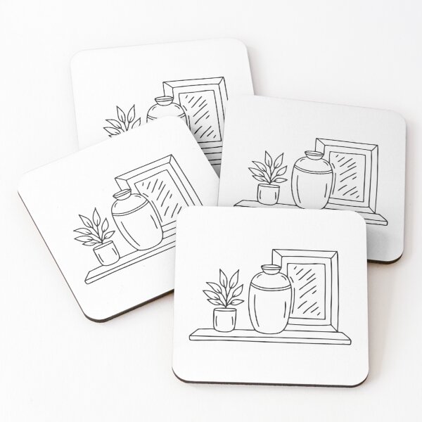 Item preview, A photo frame placed near a ceramic urn on a mantel designed and sold by rasagamastore.