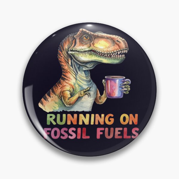 Item preview, Dinosaur with a coffee cup; without coffee, it would be extinct. designed and sold by LiskoDesign.