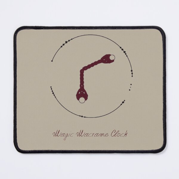 Item preview, Macrame Circle Clock – Minimal Boho Line Art – Warm Linen Edition designed and sold by Macramellennias.