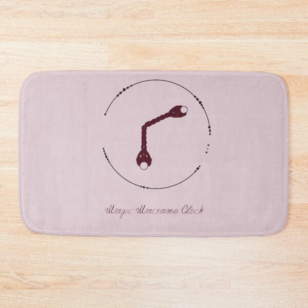Item preview,  Macrame Circle Clock – Minimal Boho Line Art​– Orchid Ice Edition designed and sold by Macramellennias.