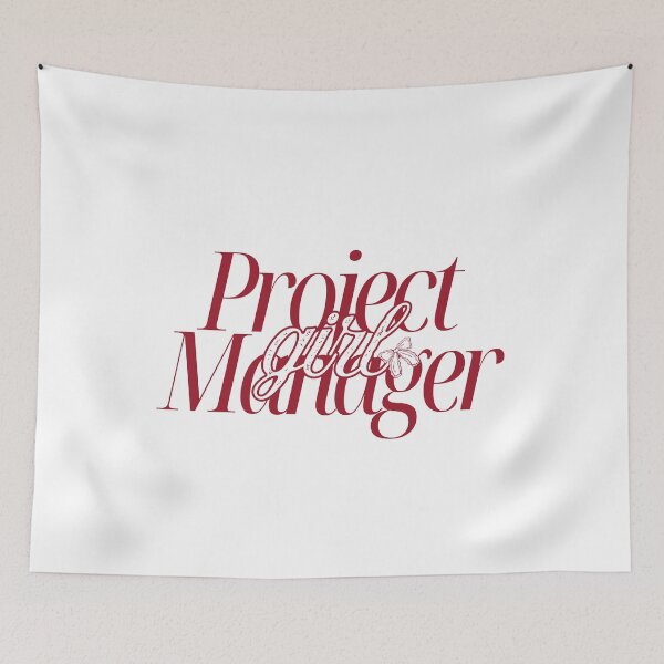Item preview, Project Manager Girl Cute Business Management designed and sold by CuteLovelyDesigns.