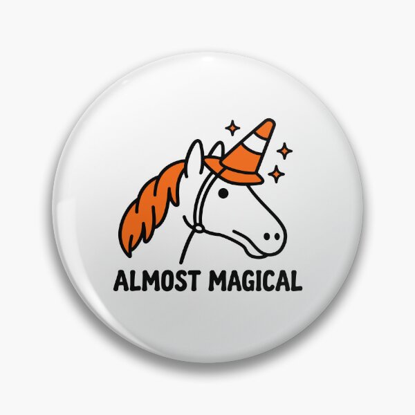Item preview, Almost Magical Horse Traffic Cone Unicorn designed and sold by gunaone-design.
