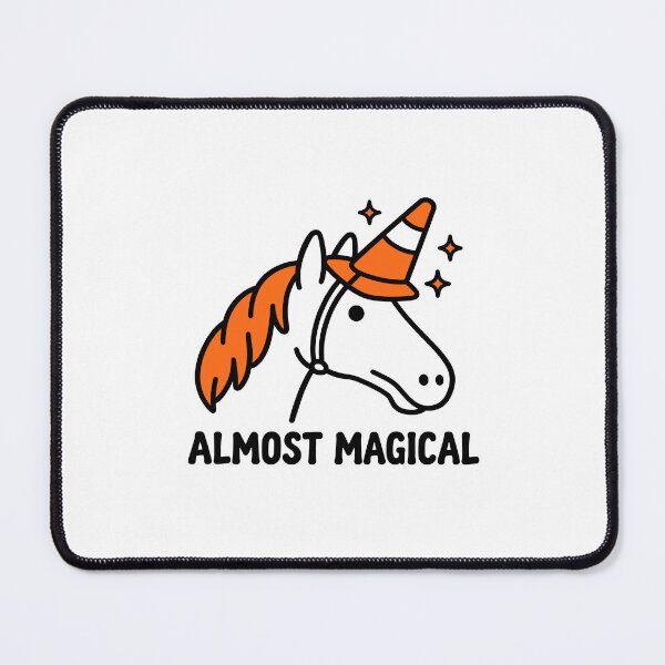 Item preview, Almost Magical Horse Traffic Cone Unicorn designed and sold by gunaone-design.