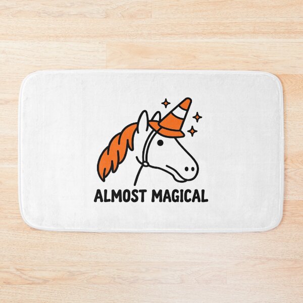 Item preview, Almost Magical Horse Traffic Cone Unicorn designed and sold by gunaone-design.