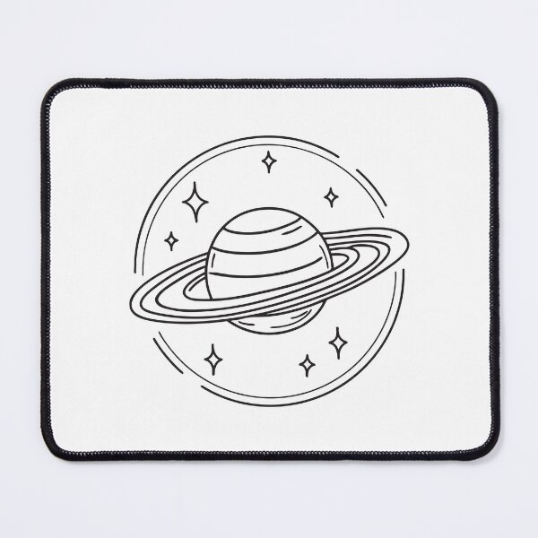 Item preview, A solar system chart displaying Uranus encircled by rings designed and sold by rasagamastore.