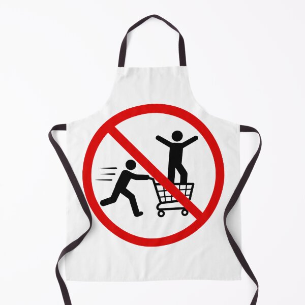 Item preview, Funny Don't Ride Shopping Cart designed and sold by MonkiFlipp.