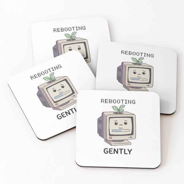 Item preview, Rebooting Gently Retro Computer Self Care designed and sold by GoofyShopp.