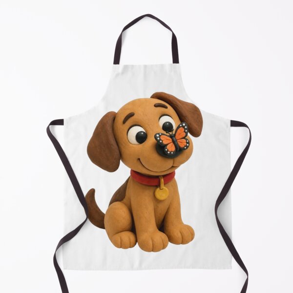 Item preview, dog and butterfly designed and sold by Snurly.
