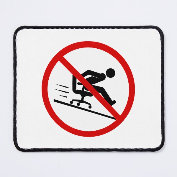 Item preview, Funny Don't Race Office Chair designed and sold by MonkiFlipp.
