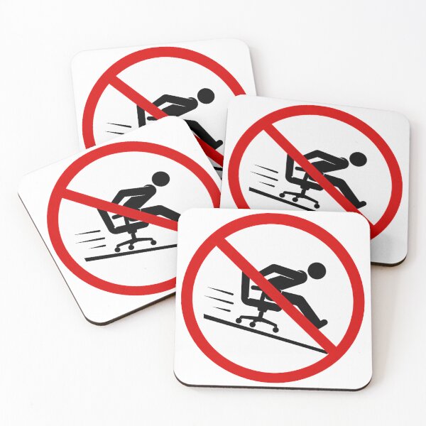 Item preview, Funny Don't Race Office Chair designed and sold by MonkiFlipp.