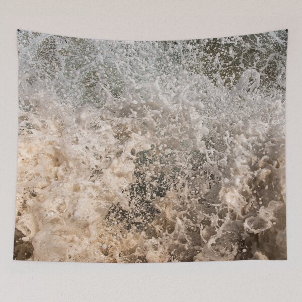 Item preview, Dynamic Ocean Waves and Sea Foam Abstract designed and sold by ThaCriações.