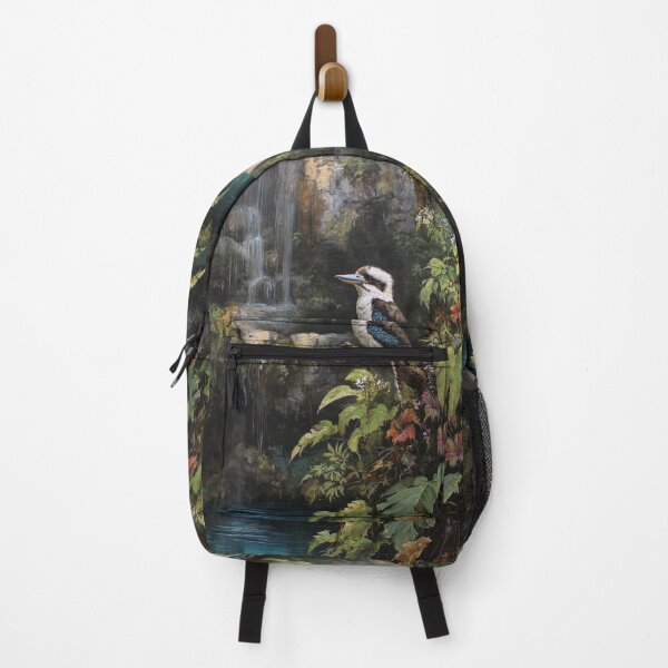 Item preview, A Kookaburra perched near waterfalls, Birds in Motion designed and sold by CDC40.
